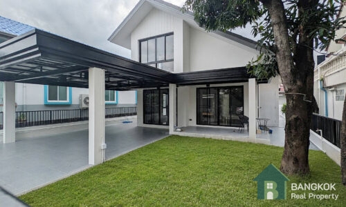 Rent Sammakorn Village Ramkhamhaeng Renovated Detached 4 bed 4 bath house