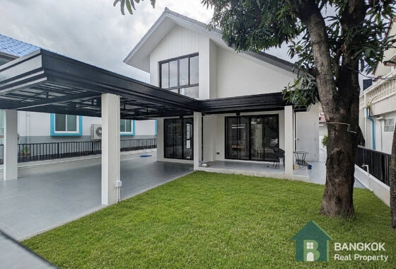 Rent Sammakorn Village Ramkhamhaeng Renovated Detached 4 bed 4 bath house